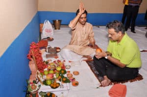 Swarnamani Tower Zarina, Bhumi Puja